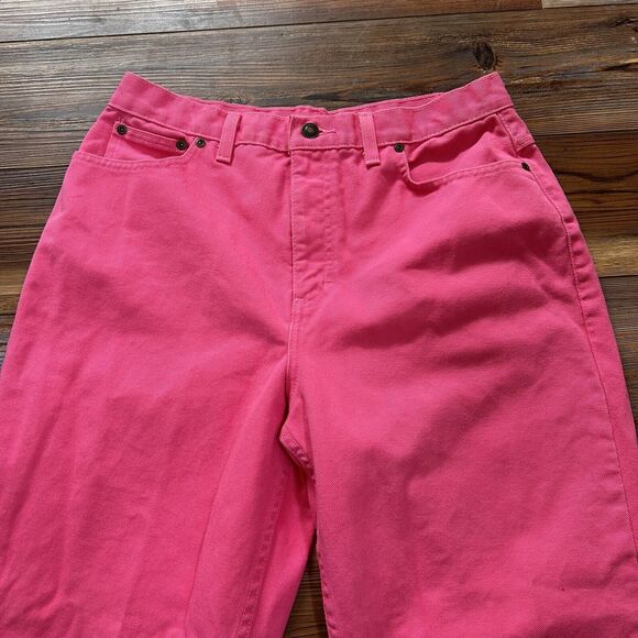 Vintage Newport News Jeanology Collection Pink Mom Jeans Size 14 Tapered Leg - Picture 3 of 9